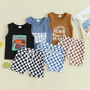 Lioraitiin Toddler Boys Summer Outfits